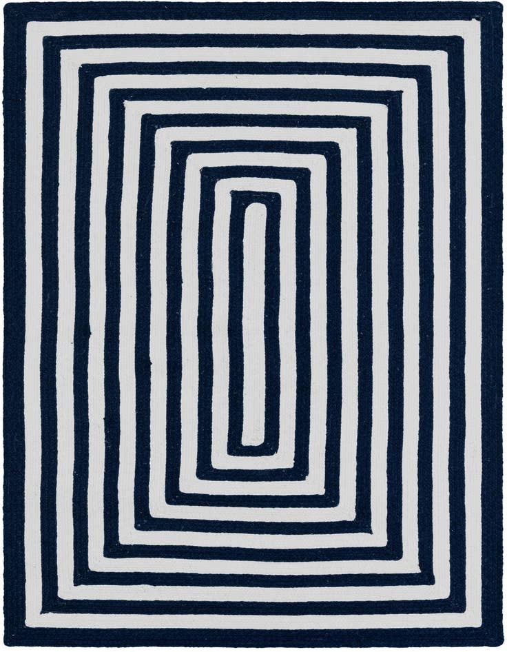 Detail image of 4' 1 x 6' 1 Easy-Clean Eco Verse Washable Indoor / Outdoor Rug