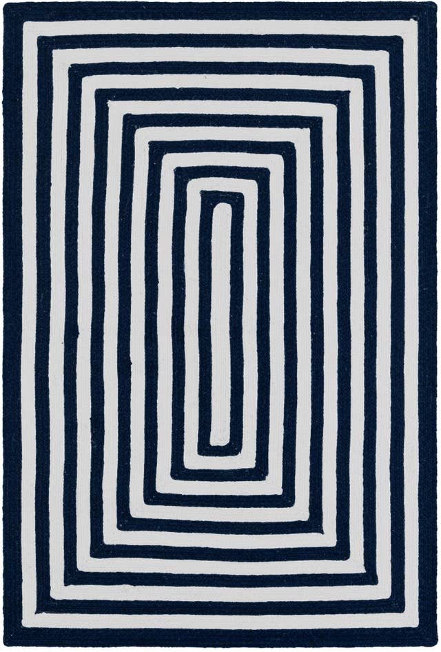 Detail image of 4' 1 x 6' 1 Easy-Clean Eco Verse Washable Indoor / Outdoor Rug