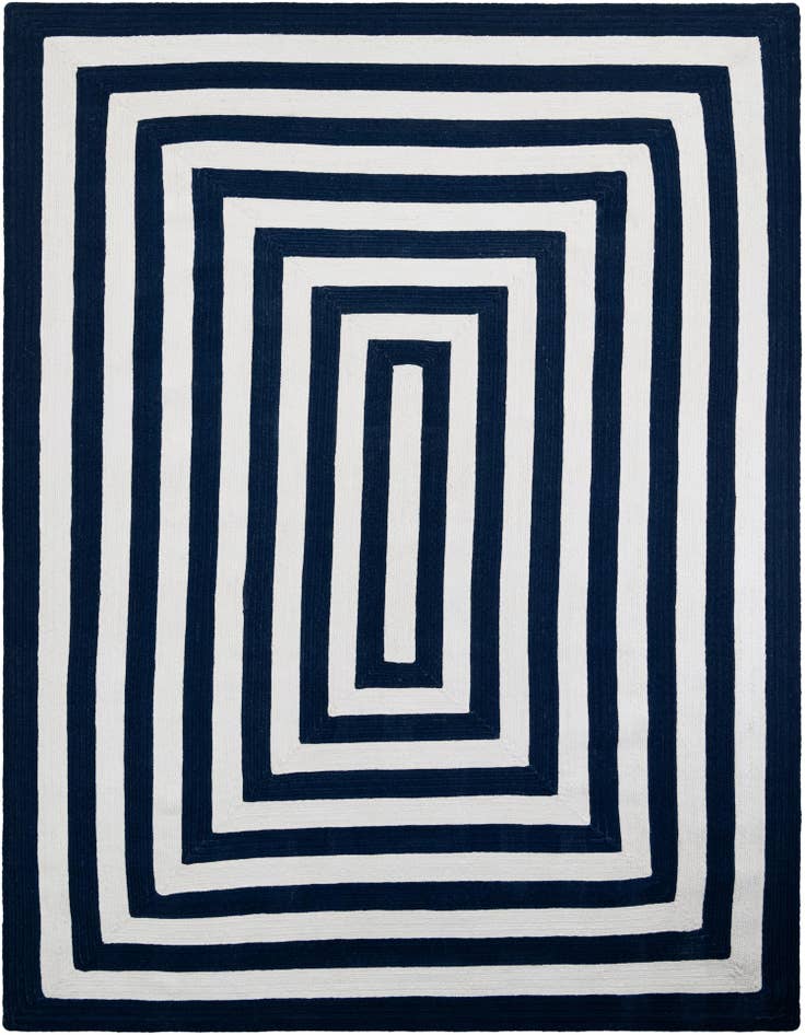 Detail image of 9' x 12' Easy-Clean Eco Verse Washable Indoor / Outdoor Rug