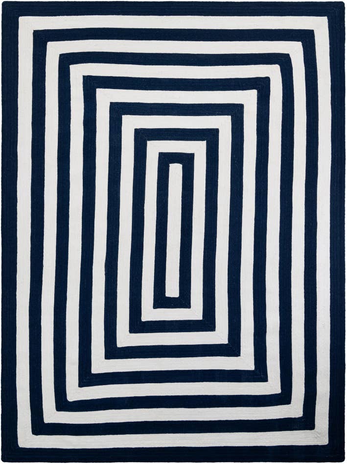 Detail image of 9' x 12' Easy-Clean Eco Verse Washable Indoor / Outdoor Rug