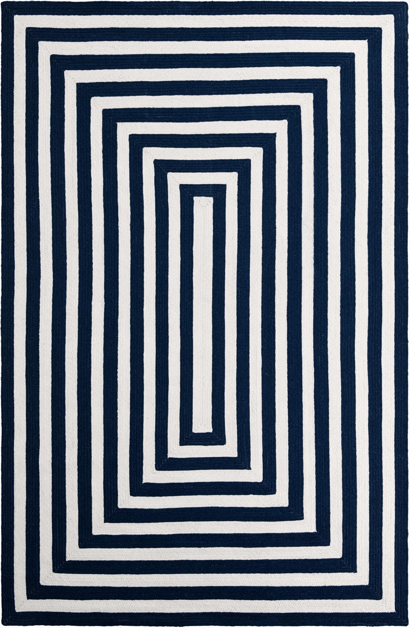 5' 3 x 8'  Hand Woven Eco Verse   Washable Indoor / Outdoor Rug