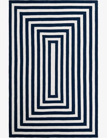 5' 3 x 8' Easy-Clean Eco Verse Washable Indoor / Outdoor Rug