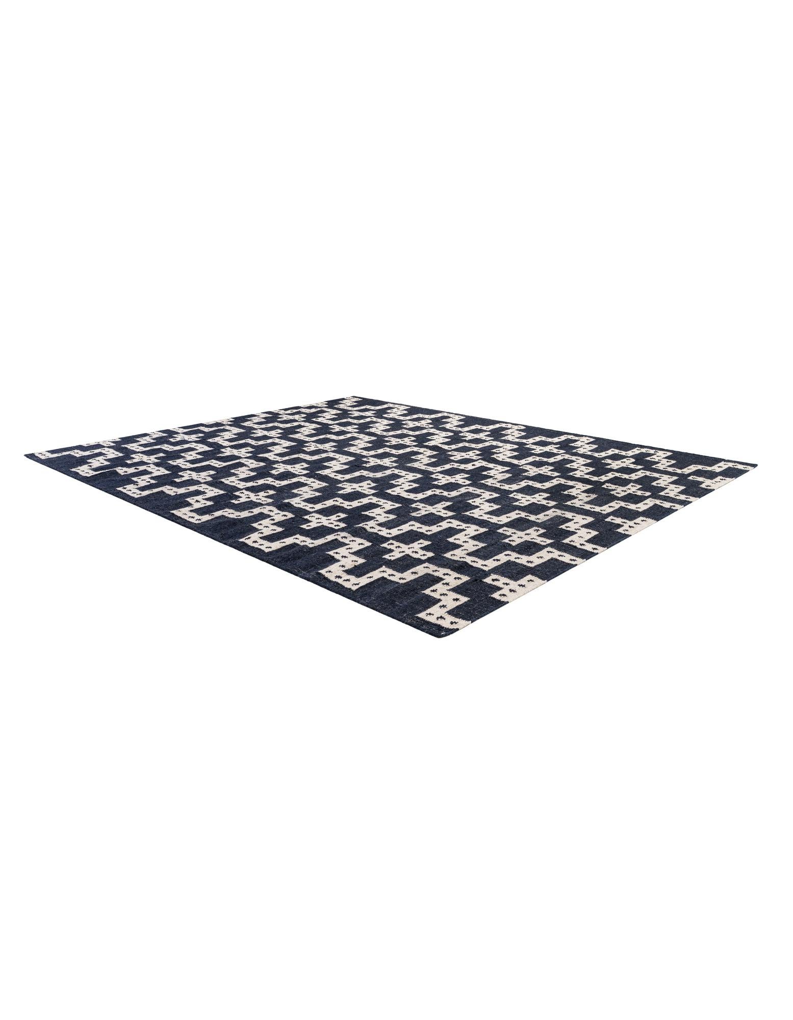 9' x 12' Hand Woven Kilim Wool Rug
