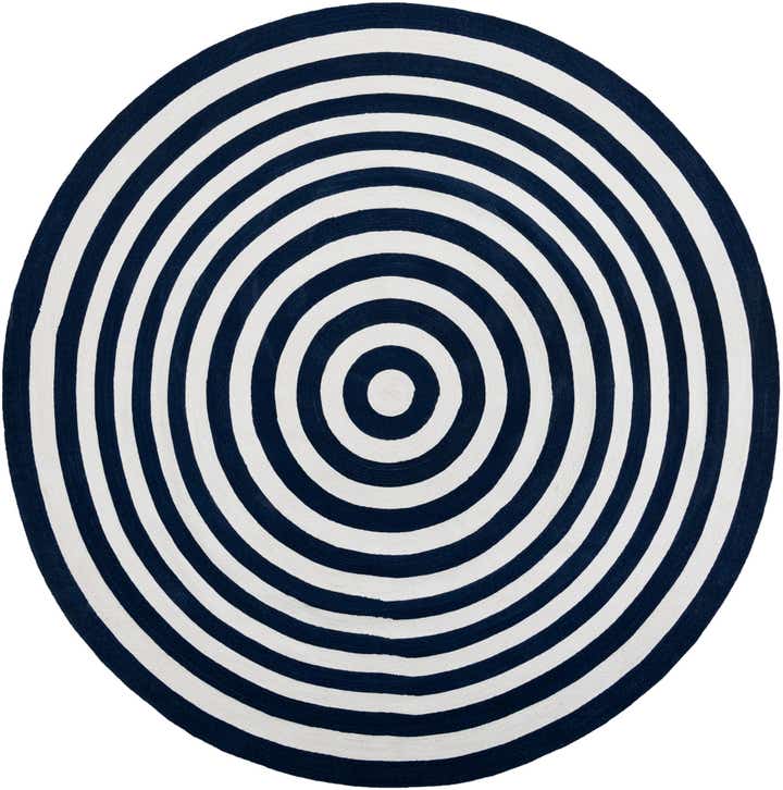 10' x 10' Easy-Clean Eco Verse Washable Indoor / Outdoor Round Rug