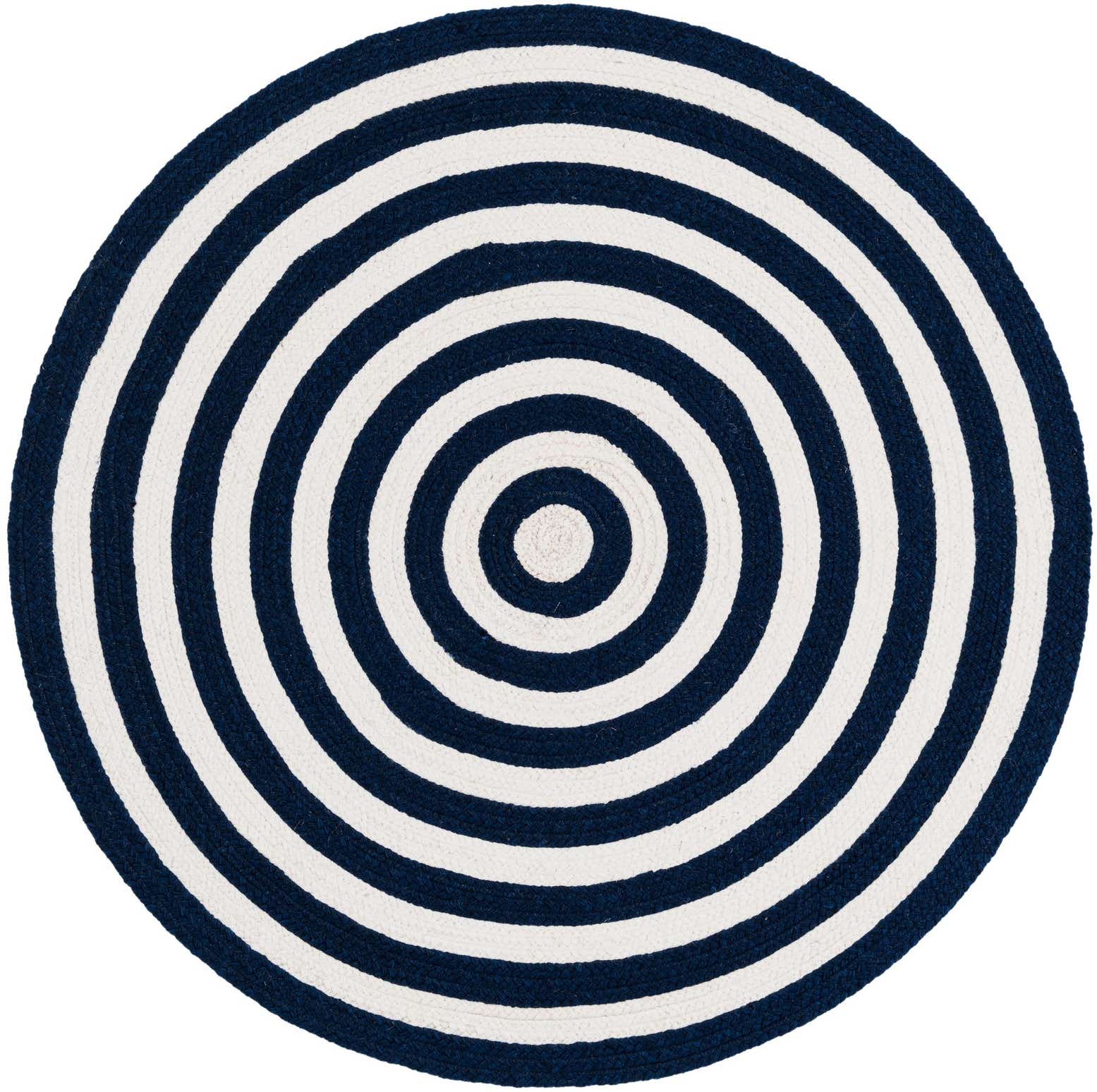 3' 3 x 3' 3 Easy-Clean Eco Verse Washable Indoor / Outdoor Round Rug