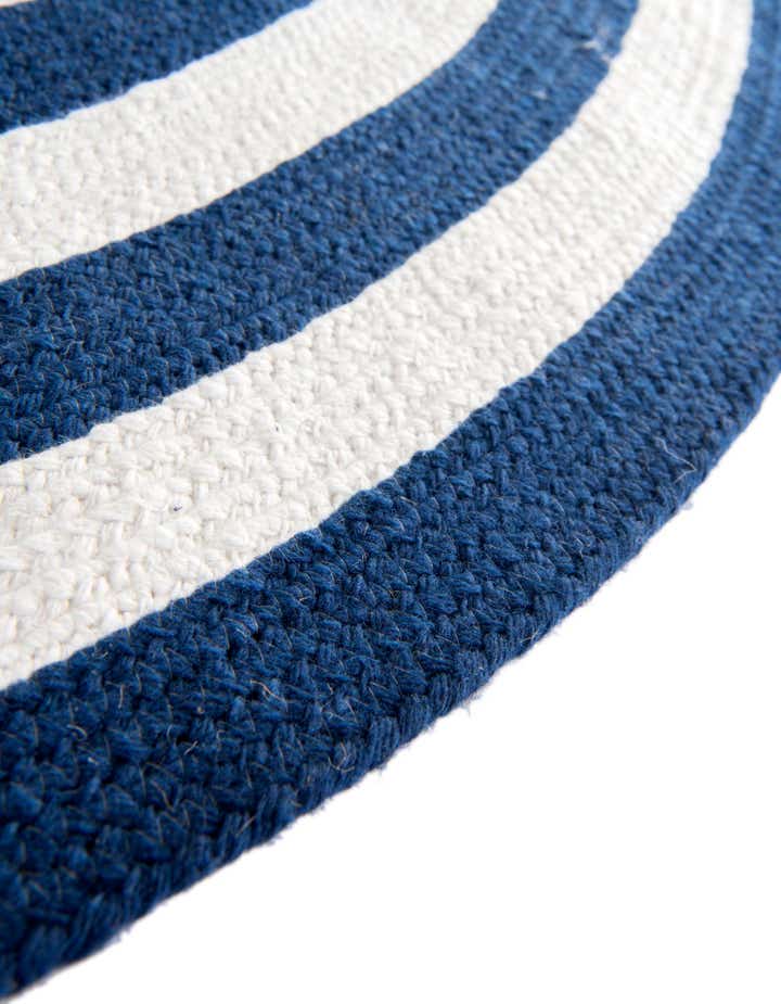 3' 3 x 3' 3 Easy-Clean Eco Verse Washable Indoor / Outdoor Round Rug