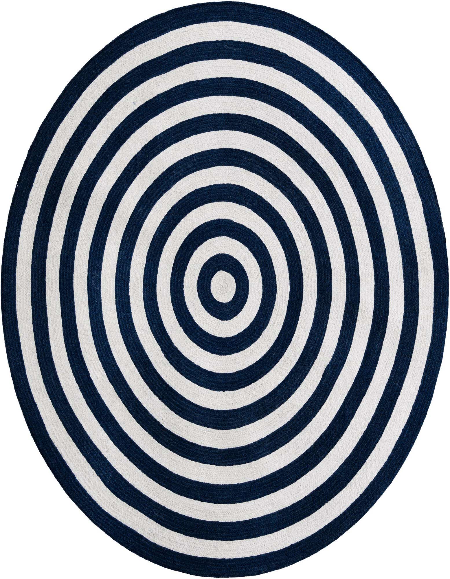 5' 3 x 5' 3 Easy-Clean Eco Verse Washable Indoor / Outdoor Round Rug