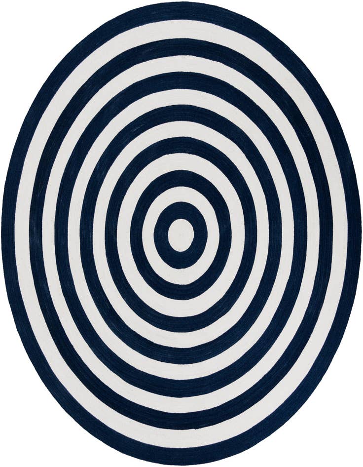 Detail image of 7' 10 x 7' 10 Easy-Clean Eco Verse Washable Indoor / Outdoor Round Rug