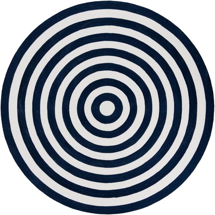 Detail image of 7' 10 x 7' 10 Easy-Clean Eco Verse Washable Indoor / Outdoor Round Rug