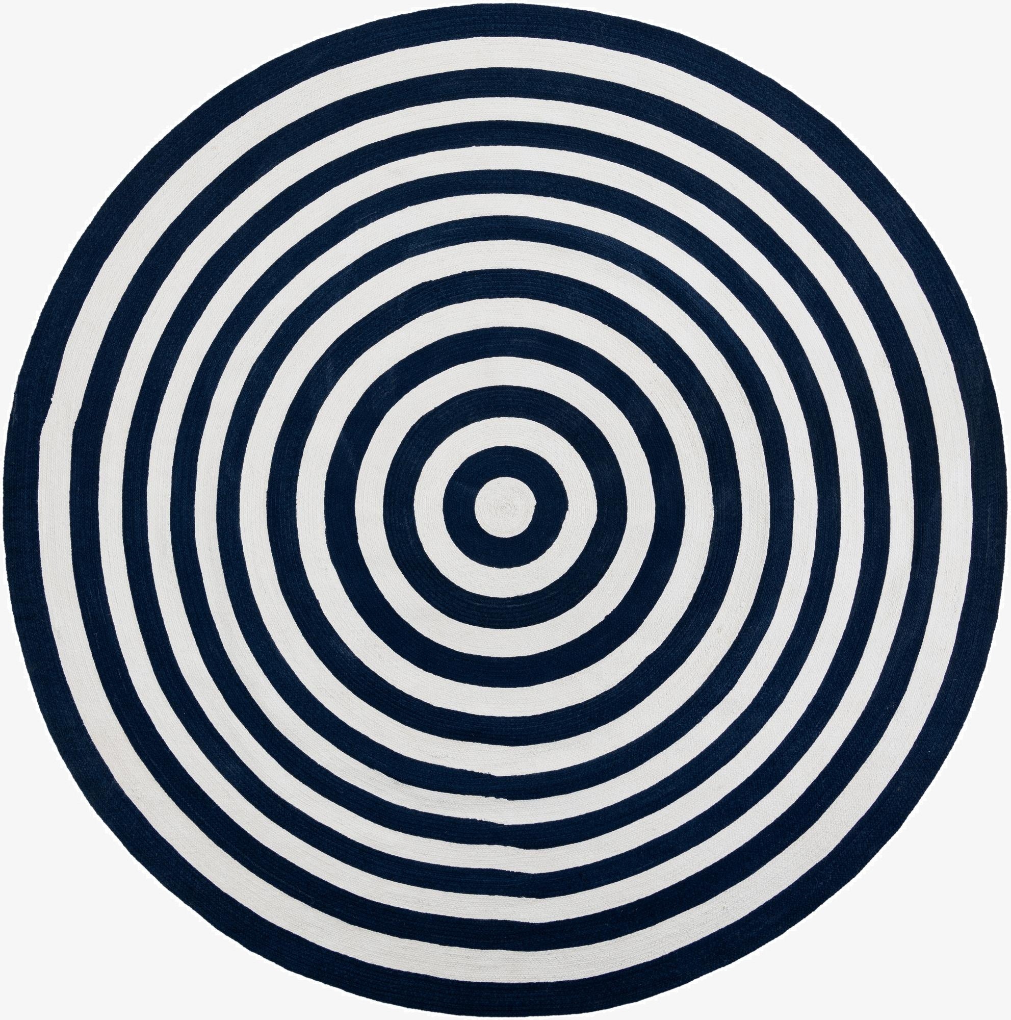 10' x 10'  Hand Woven Eco Verse   Washable Indoor / Outdoor Round Rug