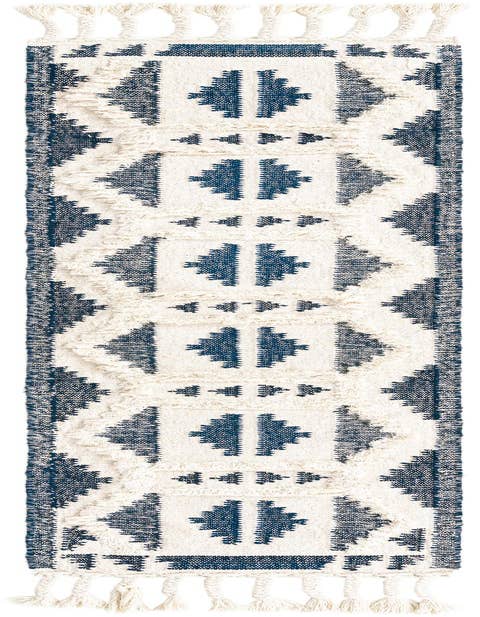 Detail image of 2' 2 x 8' 2 Hand Woven Arizona Wool Runner Rug