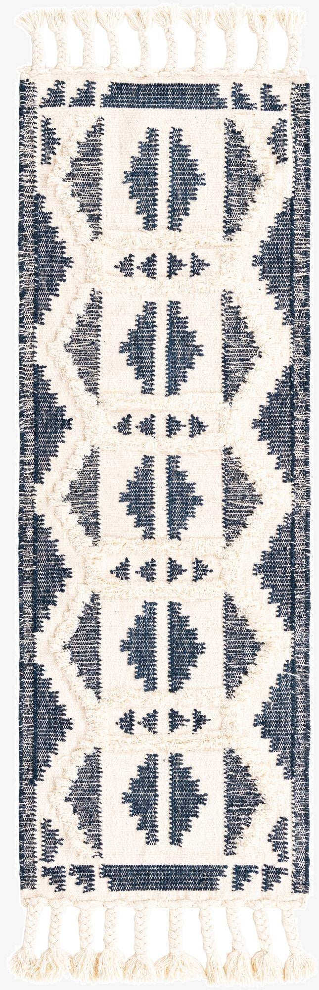 2' 2 x 5' 1  Hand Woven Arizona Wool Runner Rug