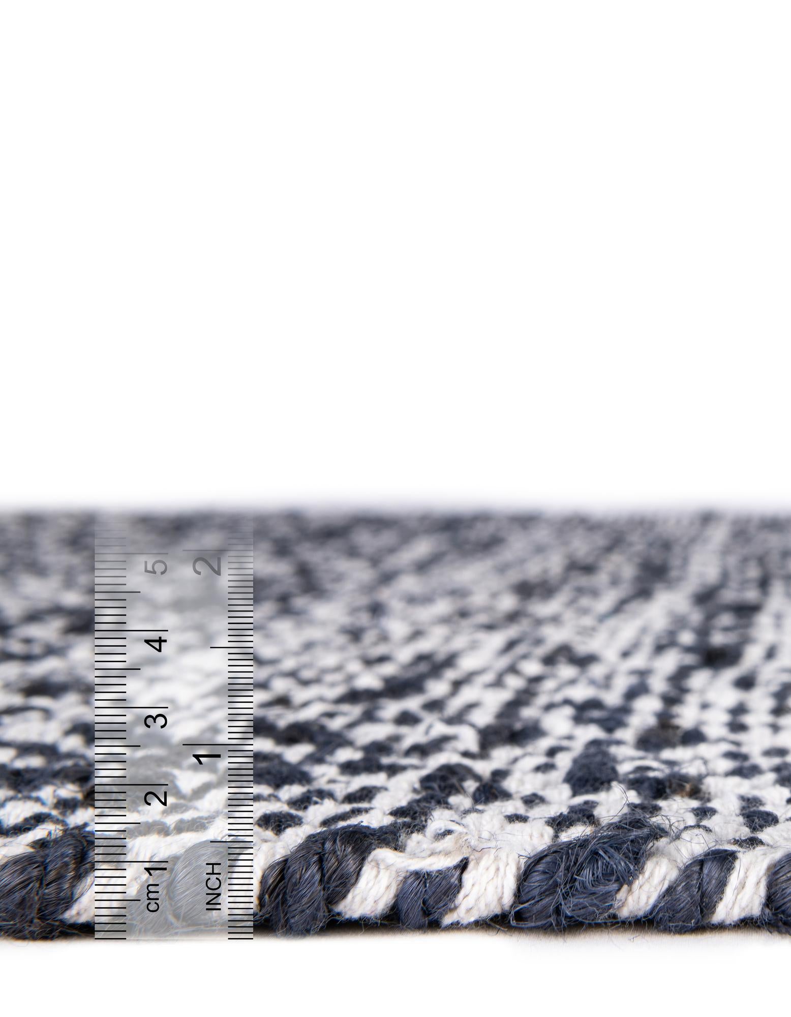 2' 2 x 10' Hand Woven Braided Jute Runner Rug