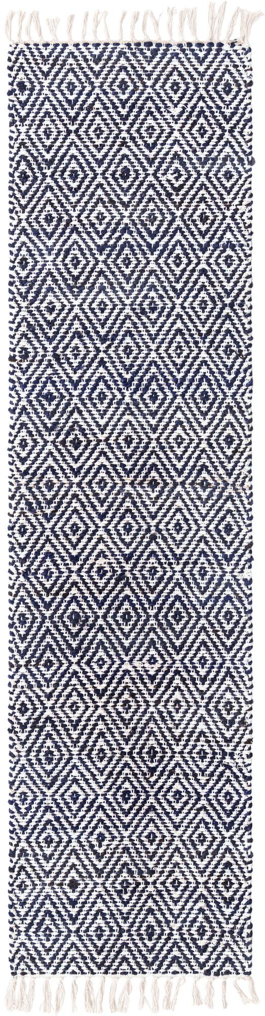 2' 2 x 8' Hand Woven Braided Jute Runner Rug