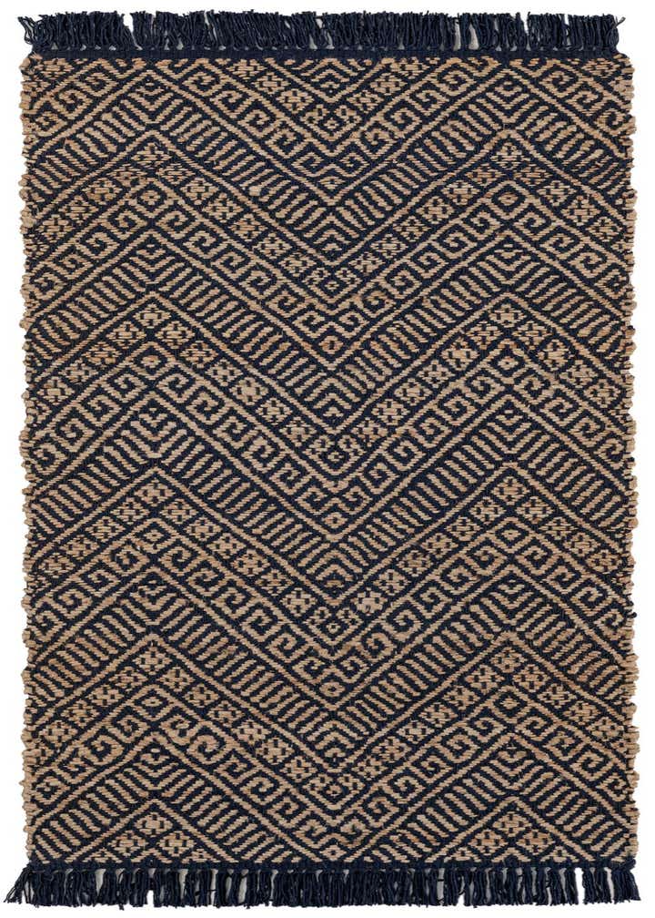 2' x 5' 1 Handmade Braided Jute Runner Rug