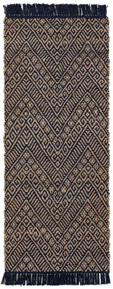 2' x 5' 1 Handmade Braided Jute Runner Rug