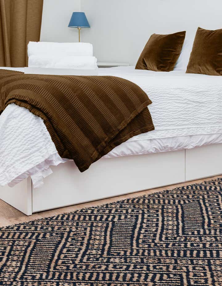 2' x 6' 1 Handmade Braided Jute Runner Rug