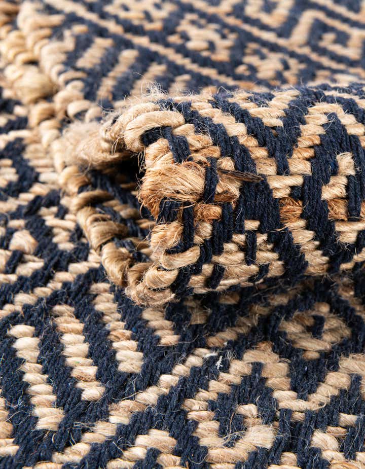 2' x 6' 1 Handmade Braided Jute Runner Rug