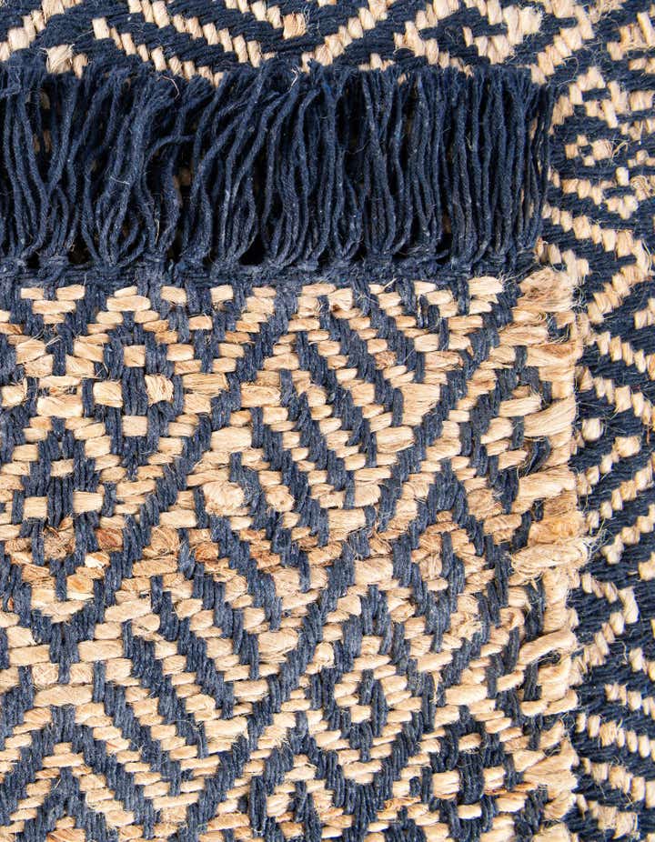 2' x 6' 1 Handmade Braided Jute Runner Rug