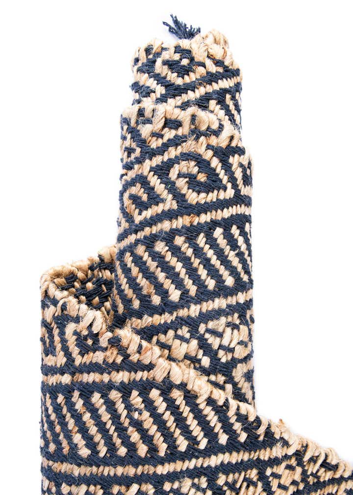 2' x 6' 1 Handmade Braided Jute Runner Rug