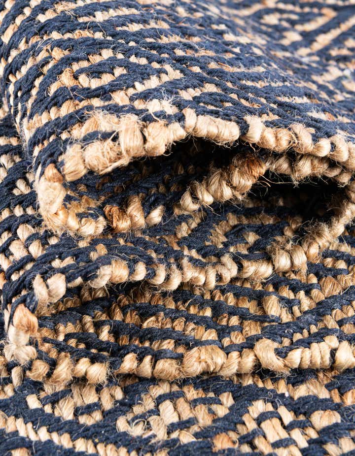 2' x 6' 1 Handmade Braided Jute Runner Rug