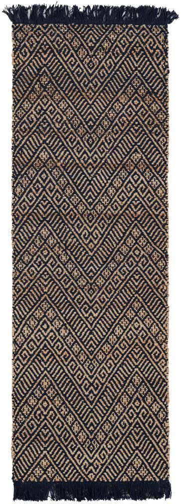 2' x 6' 1 Handmade Braided Jute Runner Rug