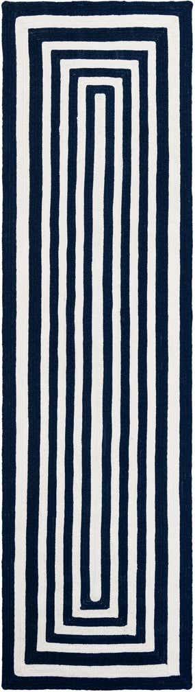 2' 7 x 10' Easy-Clean Eco Verse Washable Indoor / Outdoor Runner Rug