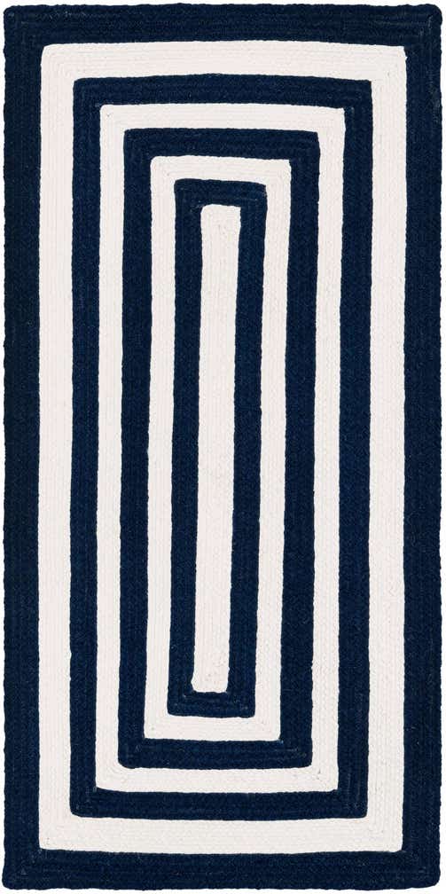 2' x 4' 1 Easy-Clean Eco Verse Washable Indoor / Outdoor Runner Rug