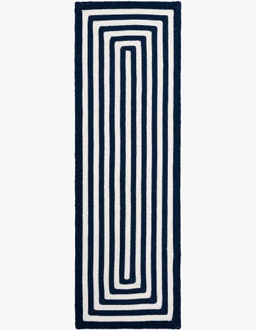 2' x 6' 1 Easy-Clean Eco Verse Washable Indoor / Outdoor Runner Rug