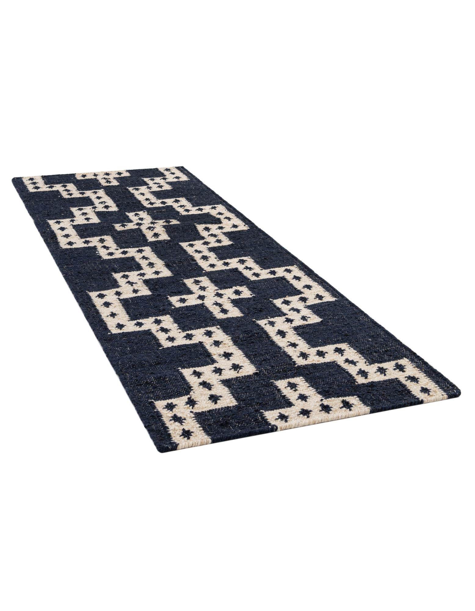 2' x 6' 1 Hand Woven Kilim Wool Runner Rug
