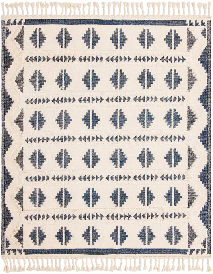 Detail image of 10' x 10' Hand Woven Arizona Wool Square Rug