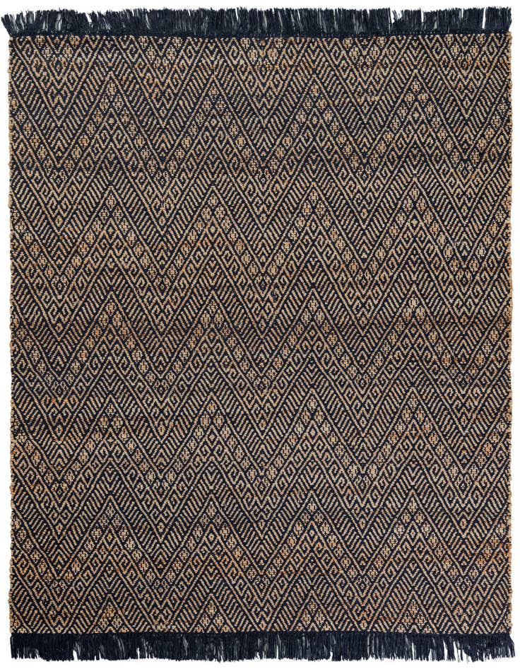 Detail image of 6' 1 x 6' 1 Handmade Braided Jute Square Rug