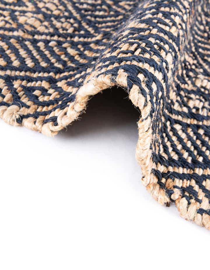 6' 1 x 6' 1 Handmade Braided Jute Square Rug