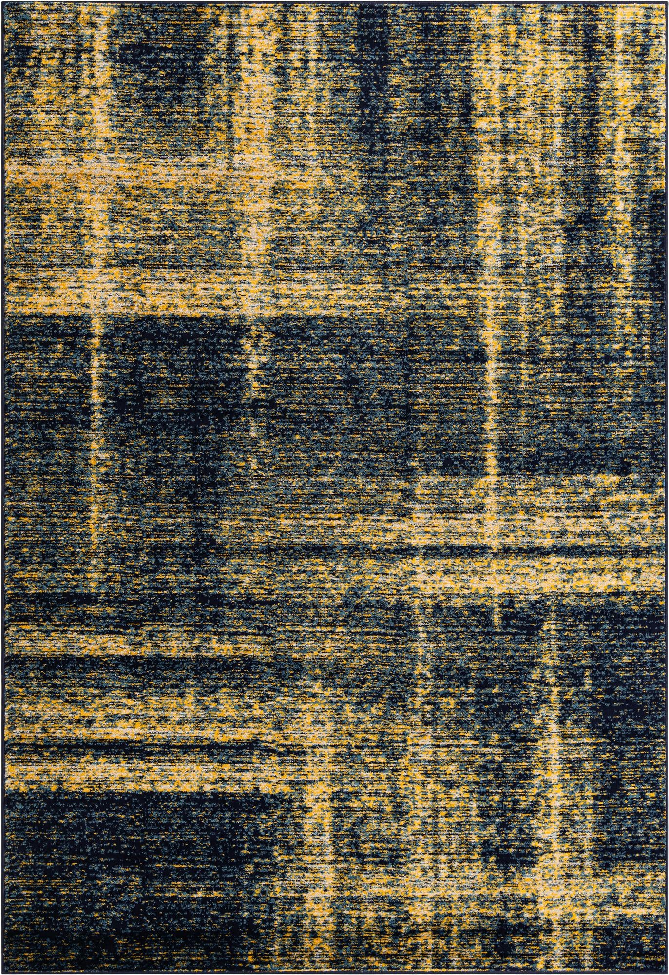 Rug Navy Blue and Yellow Swatch link