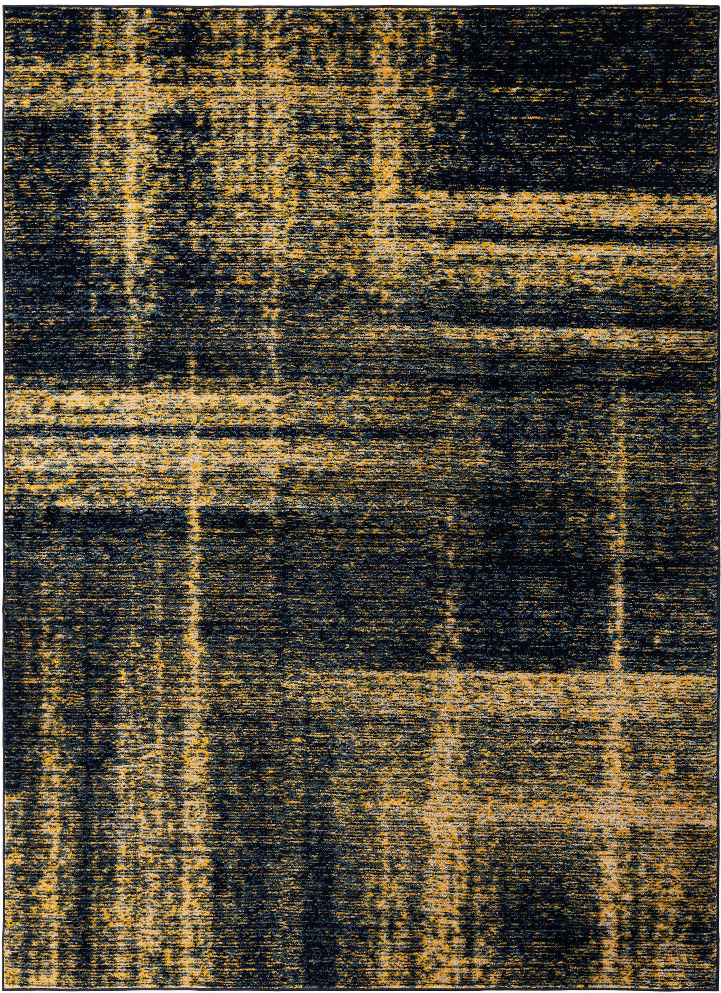 Rug Navy Blue and Yellow Swatch link
