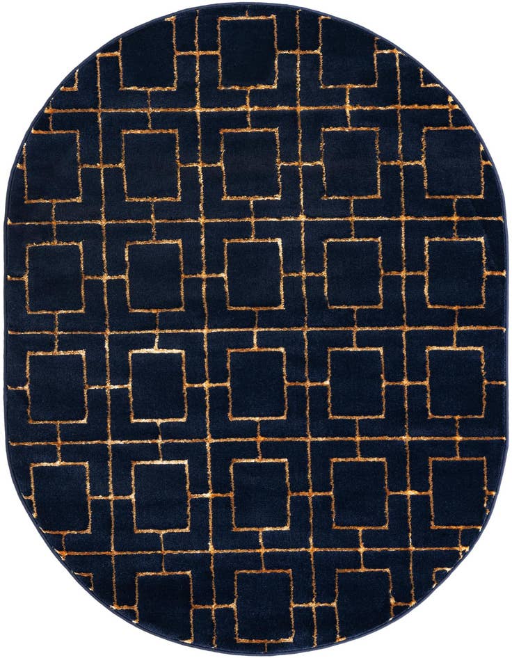 Detail image of 4' x 6' Marilyn Monroe™ Glam Deco Oval Rug