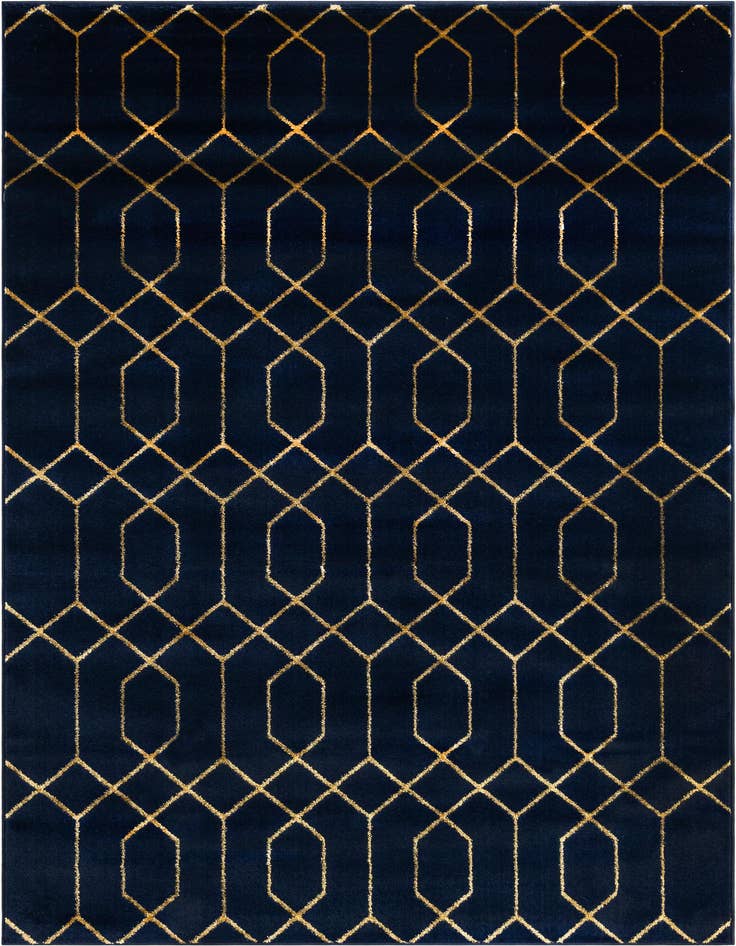Detail image of 5' 3 x 8' Marilyn Monroe™ Glam Trellis Rug