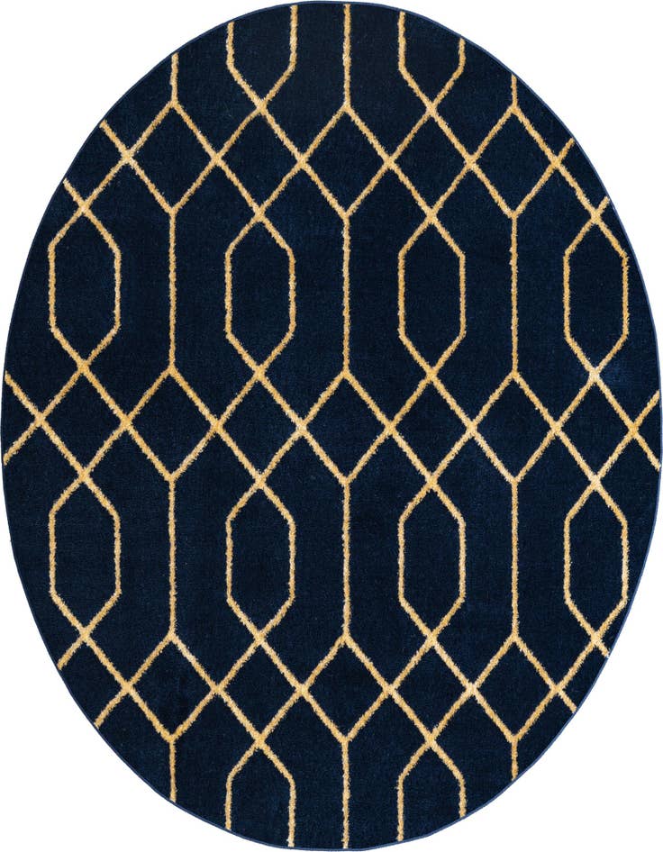 Detail image of 3' x 3' Marilyn Monroe™ Glam Trellis Round Rug