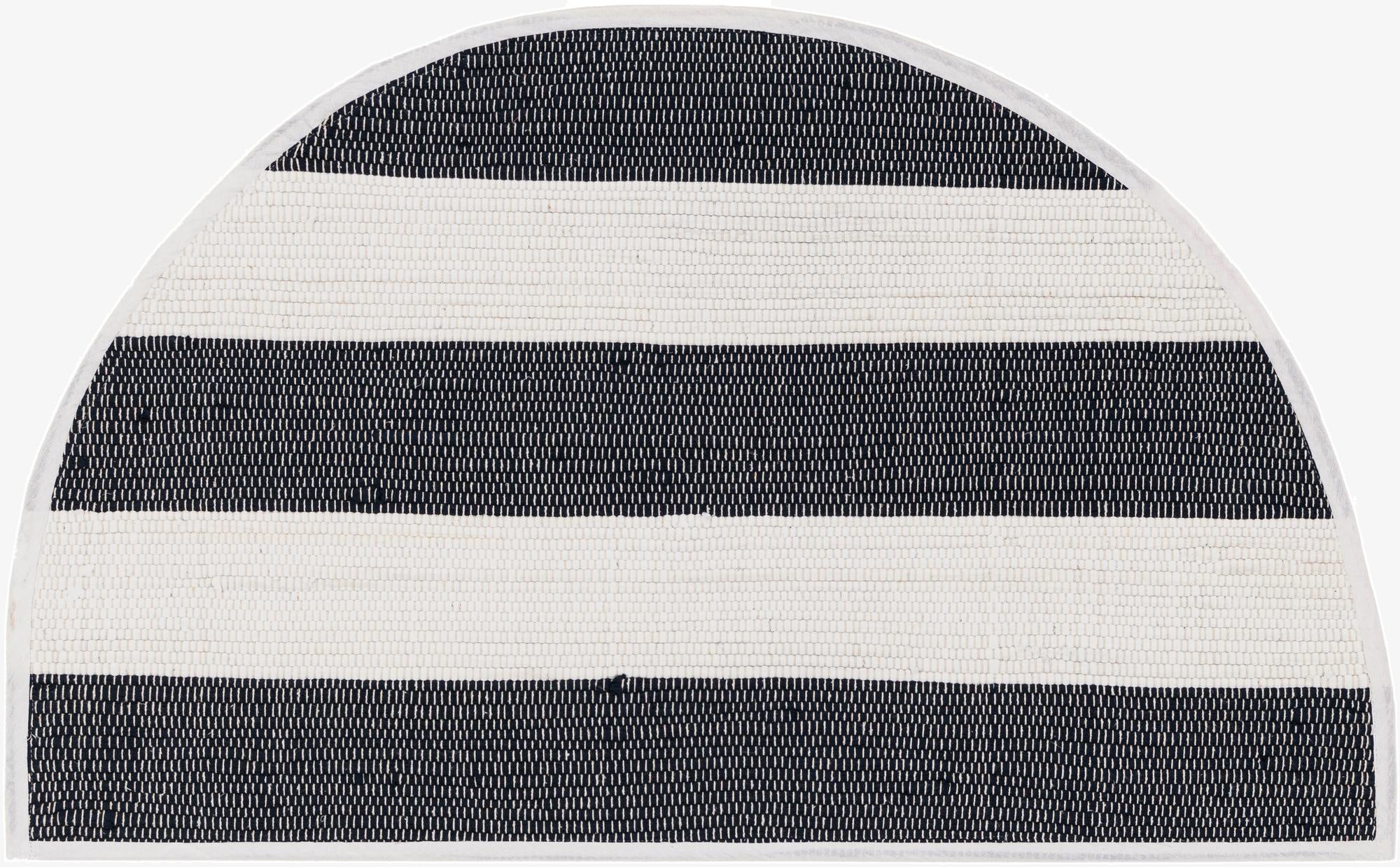 2' 2 x 3' 7  Hand Woven Chindi Rag Hearth Rug