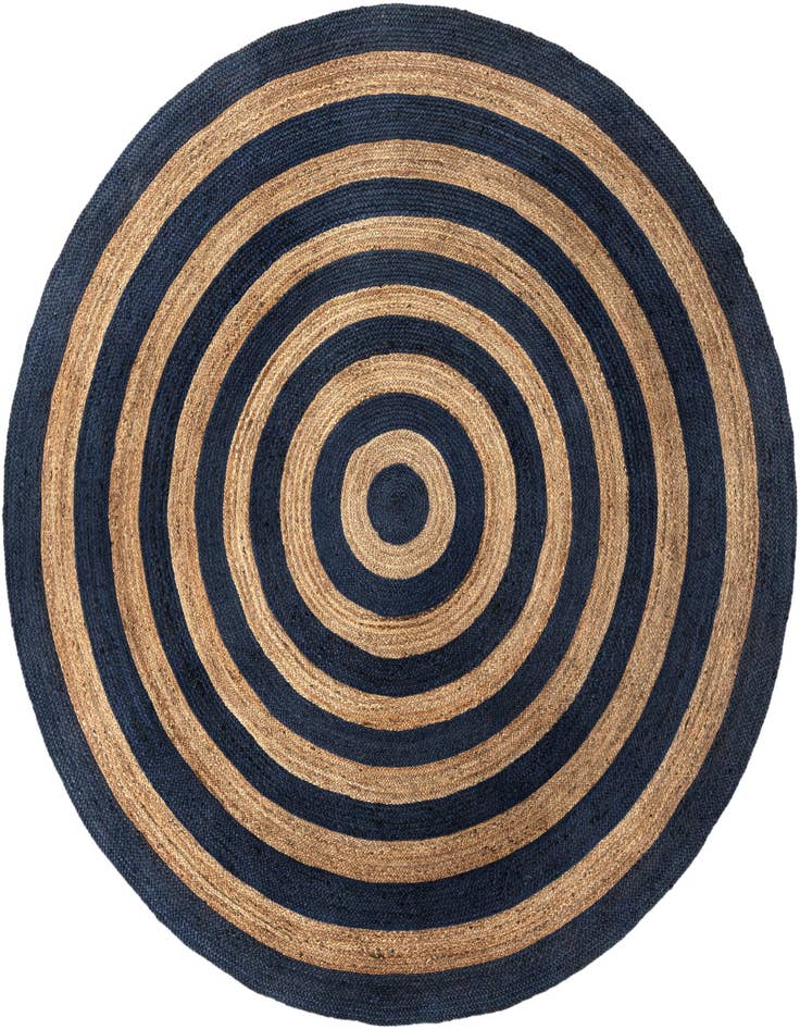 Detail image of 10' x 10'  Hand Braided Jute Round Rug