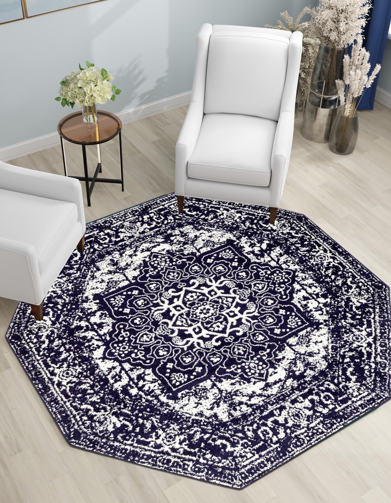 7' 10 x 7' 10 Arlington Octagon Rug