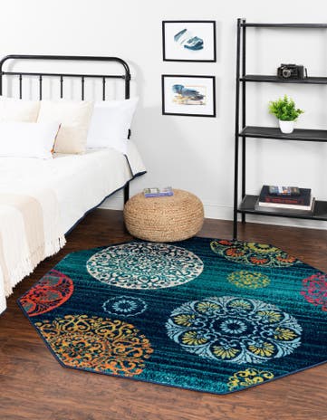 5' 3 x 5' 3 Azalea Octagon Rug