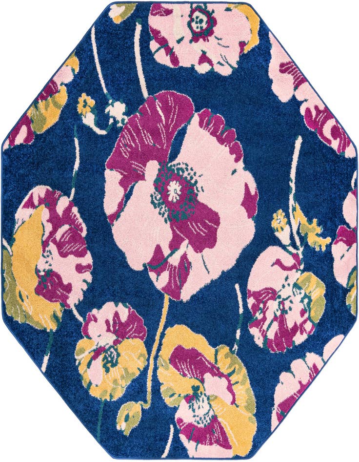 Detail image of 7' x 7' Bloom Octagon Rug