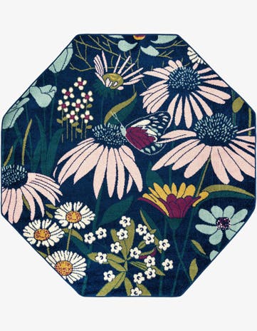 7' x 7' Bloom Octagon Rug