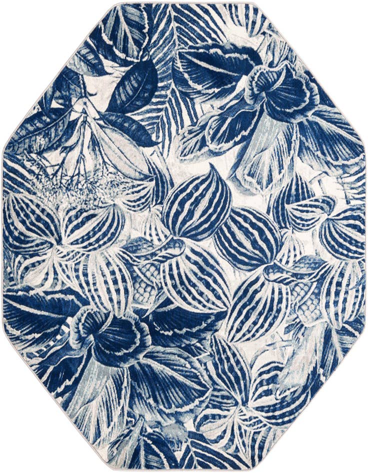 Detail image of 6' x 6' Blossom Octagon Rug