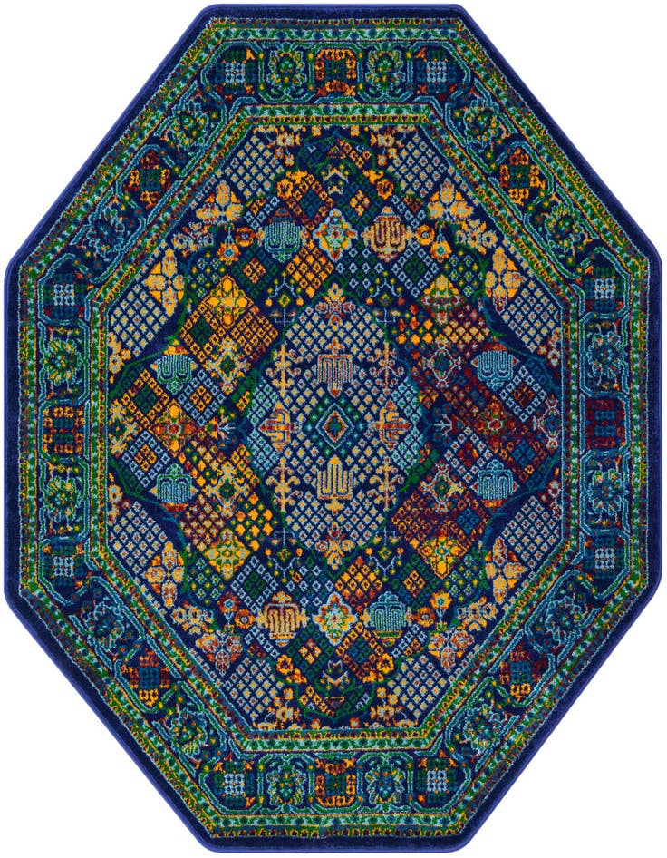 Detail image of 7' 10 x 7' 10 Calypso Octagon Rug