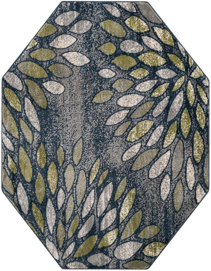 Detail image of 5' x 5' Charleston Octagon Rug