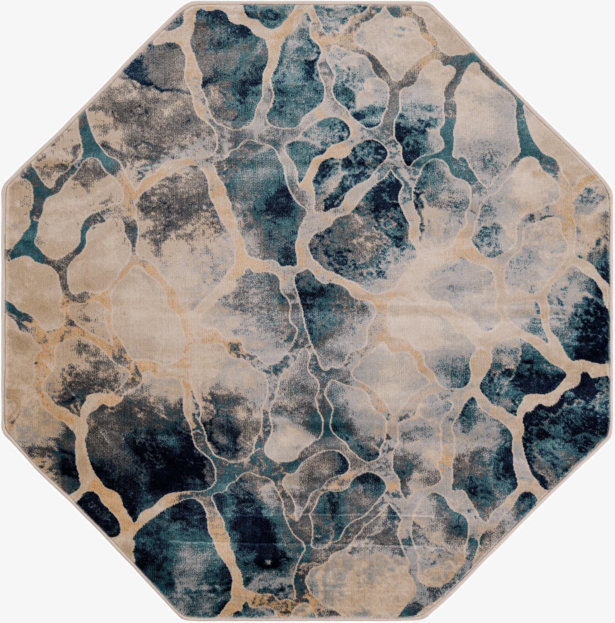 5' 3 x 5' 3 Ethereal Octagon Rug