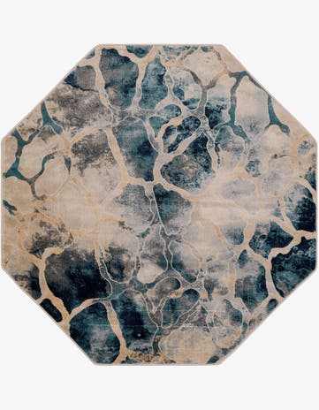 5' 3 x 5' 3 Ethereal Octagon Rug