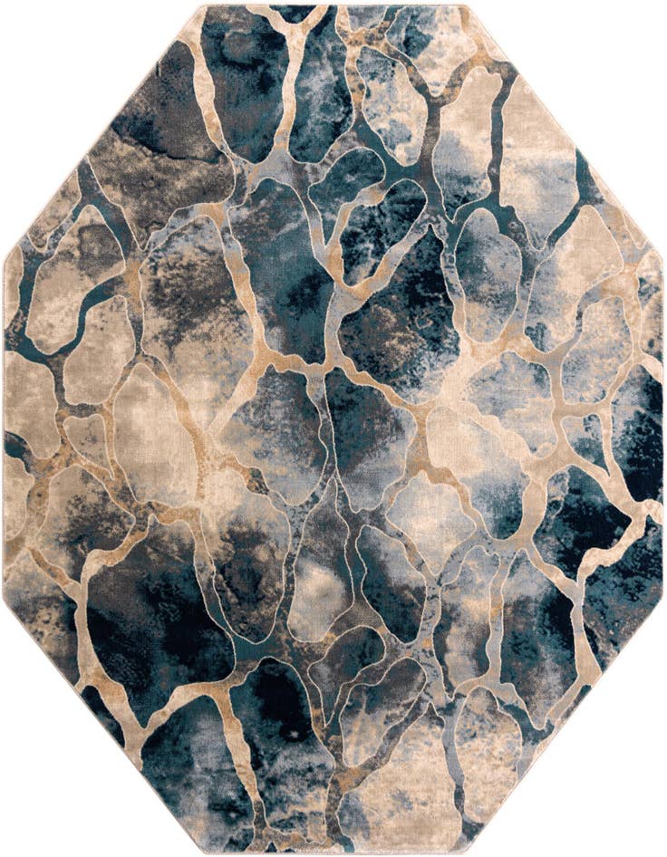 Detail image of 7' 10 x 7' 10 Gossamer Octagon Rug